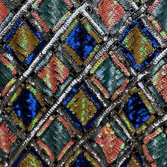 ASOS DESIGN EDITION Sequin Long Sleeve Midi Wrap Dress - Picture 10 of 10